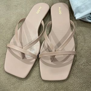 BNIB Aldo Nude Sandals - size 10